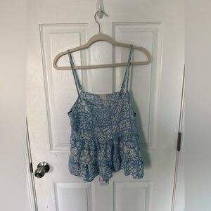 Floral Blue Women's Top Altard State